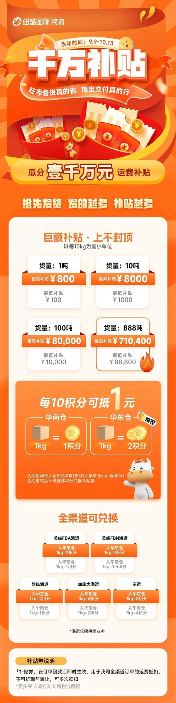 亞馬遜fba貨代真的?。∏f級(jí)運(yùn)費(fèi)補(bǔ)貼，旺季備貨真的省，紐酷國際物流穩(wěn)定交付真的行！	